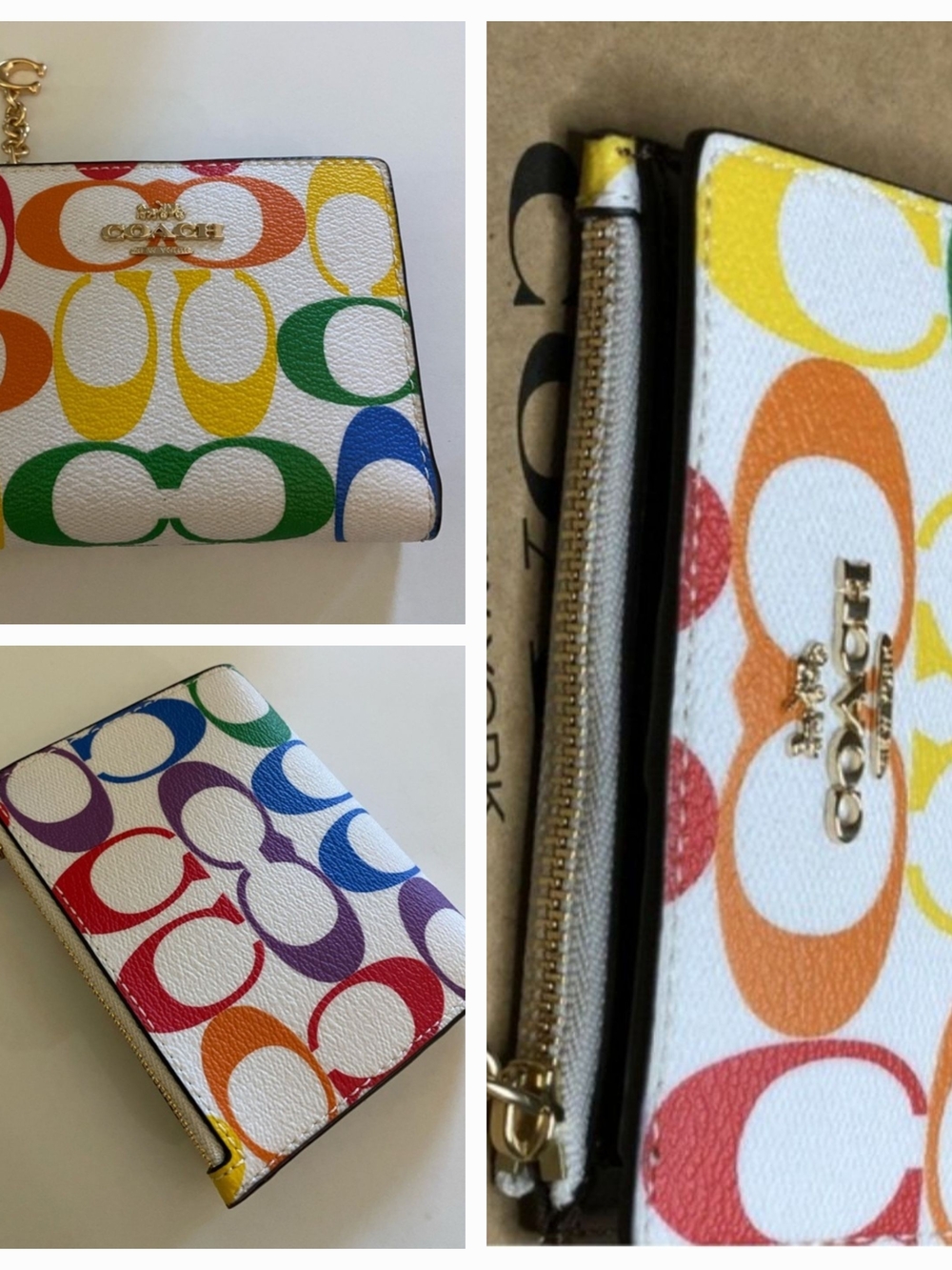 Coach Limited/Rare Pride SET Reversible LG Tote W/ Matching Wallet. - Picture 4 of 13
